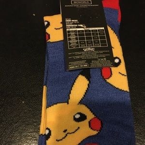 Bioworld Pokémon Pikachu Crew tube Socks New